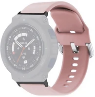 Gigapack GP-164608 Amazfit active edge  pótszíj egyedi méret, szilikon, rózsaszín kép