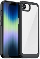 Gigapack GP-165125 Iphone se 4 (2025)  szilikon telefonvédő ütésállóság, átlátszó hátlap, fekete kép