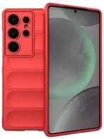 Gigapack GP-165155 Samsung s25 ultra  szilikon telefonvédő ütésállóság, 3d, piros kép