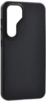 Gigapack GP-166162 Samsung s25 szilikon telefonvédő ütésállóság, karbon minta, fekete kép