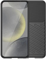 Gigapack GP-166397 Samsung a56 5g  szilikon telefonvédő ütésállóság, dombor minta, fekete kép