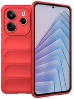 Gigapack GP-166732 Redmi note 14 5g  szilikon telefonvédő ütésállóság, 3d, piros kép