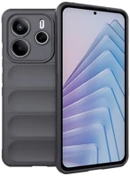 Gigapack GP-166738 Redmi note 14 4g  szilikon telefonvédő ütésállóság, 3d, sötétszürke kép