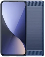 Gigapack GP-166770 szilikon telefonvédő ütésállóság, karbon minta, sötétkék kép