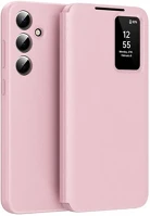 Gigapack GP-166932 Samsung s25 plus  tok álló aktív flip, smart view cover, rózsaszín kép
