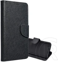 Gigapack GP-166959 Redmi note 14 5g  tok álló, bőr hatású flip, textil hatás, fekete kép