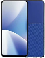 Gigapack GP-167574 Szilikon telefonvédő ütésállóság, csíkos, SÖTÉTKÉK kép