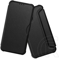 Gigapack GP-167586 Redmi note 14 pro 4g  tok álló, bőr hatású flip, karbon minta, fekete kép