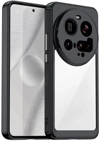 Gigapack GP-167741 Szilikon telefonvédő ütésállóság, átlátszó hátlap, FEKETE kép