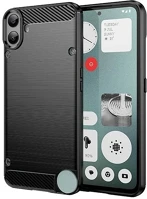 Gigapack GP-167779 Szilikon telefonvédő ütésállóság, karbon minta, FEKETE kép