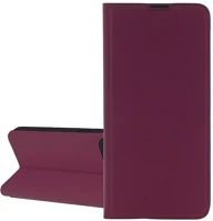 Gigapack GP-167861 Iphone 16e  tok álló, bőr hatású flip, kártyazseb, bordó kép