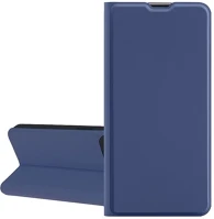 Gigapack GP-167865 Iphone 16e tok álló, bőr hatású flip, kártyazseb, sötétkék kép