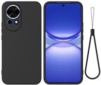 Gigapack GP-168196 Huawei nova 13  szilikon telefonvédő matt, prémium + kézpánt, fekete kép