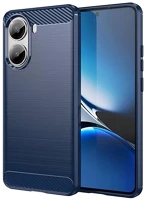 Gigapack GP-168214 Szilikon telefonvédő ütésállóság, karbon minta, SÖTÉTKÉK kép