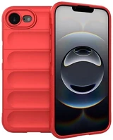 Gigapack GP-168464 Iphone 16e  szilikon telefonvédő ütésállóság, 3d, piros kép