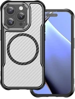 Gigapack GP-168559 Iphone 16 pro  szilikon telefonvédő ütésállóság, magsafe, fekete kép