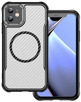 Gigapack GP-168569 Iphone 11  szilikon telefonvédő ütésállóság, magsafe, fekete kép