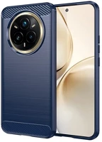 Gigapack GP-168656 Szilikon telefonvédő ütésállóság, karbon minta, SÖTÉTKÉK kép