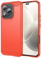 Gigapack GP-169238 Honor 400 lite  szilikon telefonvédő ütésállóság, karbon minta, piros kép