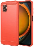 Gigapack GP-169311 szilikon telefonvédő ütésállóság, karbon minta, piros kép