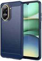 Gigapack GP-169313 szilikon telefonvédő ütésállóság, karbon minta, sötétkék kép