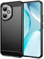 Gigapack GP-169963 Honor 400  szilikon telefonvédő ütésállóság, karbon minta, fekete kép