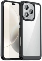 Gigapack GP-170326 szilikon telefonvédő ütésállóság, átlátszó hátlap, fekete kép