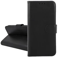 Gigapack GP-171278 Motorola moto e22  tok álló, bőr hatású flip, asztali tartó, fekete kép