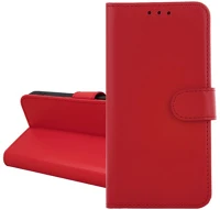 Gigapack GP-171333 Samsung s25 plus  tok álló, bőr hatású flip, asztali tartó, piros kép