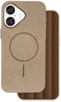Gigapack GP-171511 Iphone 16 szilikon telefonvédő műanyag hátlap, csillogó, barna kép