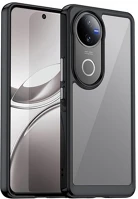 Gigapack GP-171594 Vivo v50  szilikon telefonvédő ütésállóság, átlátszó hátlap, fekete kép