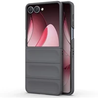 Gigapack GP-171606 Samsung z flip7  műanyag telefonvédő ütésállóság, 3d, sötétszürke kép