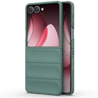 Gigapack GP-171609 Samsung z flip7  műanyag telefonvédő ütésállóság, 3d, sötétzöld kép