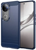 Gigapack GP-171621 Vivo v50  szilikon telefonvédő ütésállóság, karbon minta, sötétkék kép