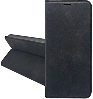 Gigapack GP-171670 Iphone 16 plus  tok álló, bőr hatású flip, prémium, fekete kép