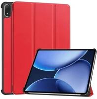 Gigapack GP-171806 Oneplus pad 3  tok álló, bőr hatású aktív flip, asztali tartó, piros kép