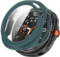 Gigapack GP-172065 műanyag keret bumper, ütésállóság + kijelzővédő üveg, sötétzöld kép