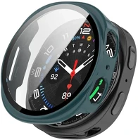 Gigapack GP-172067 műanyag keret bumper, ütésállóság + kijelzővédő üveg, sötétzöld kép