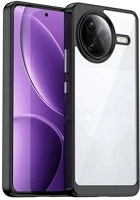 Gigapack GP-172376 szilikon telefonvédő ütésállóság, átlátszó hátlap, fekete kép