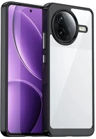 Gigapack GP-172377 szilikon telefonvédő ütésállóság, átlátszó hátlap, fekete kép