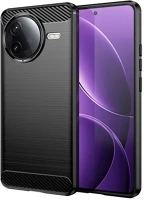 Gigapack GP-172430 szilikon telefonvédő ütésállóság, karbon minta, fekete kép