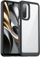 Gigapack GP-172551 szilikon telefonvédő ütésállóság, átlátszó hátlap, fekete kép