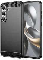 Gigapack GP-172582 Samsung s25 fe  szilikon telefonvédő ütésállóság, karbon minta, fekete kép