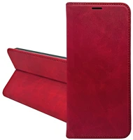 Gigapack GP-172603 Samsung a17 4g tok álló, bőr hatású flip, prémium, piros kép
