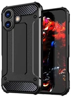 Gigapack GP-173257 defender szilikon telefonvédő ütésállóság, fémhatás, fekete kép