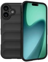 Gigapack GP-173635 Iphone 17  szilikon telefonvédő ütésállóság, 3d, fekete kép
