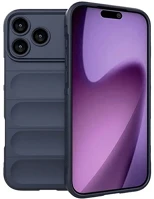 Gigapack GP-173647 Iphone 17 pro max  szilikon telefonvédő ütésállóság, 3d, sötétkék kép