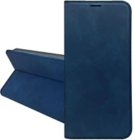 Gigapack GP-173716 Iphone air  tok álló, bőr hatású flip, prémium, sötétkék kép