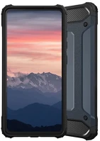 Gigapack GP-174221 defender szilikon telefonvédő ütésállóság, fémhatás, sötétkék kép