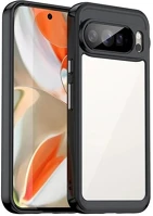 Gigapack GP-174323 szilikon telefonvédő ütésállóság, átlátszó hátlap, fekete kép